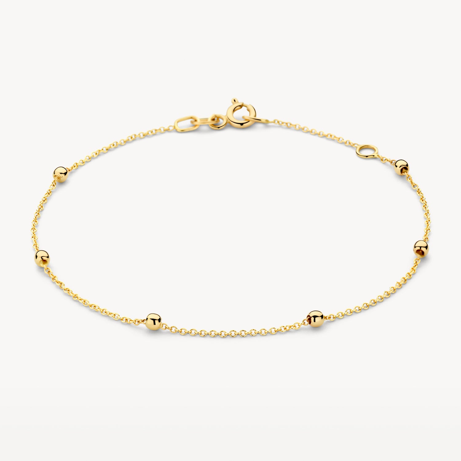 Armband met gouden bolletjes 14k goud