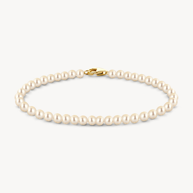 Armband 2253YPW - 14k Geelgoud met Parels