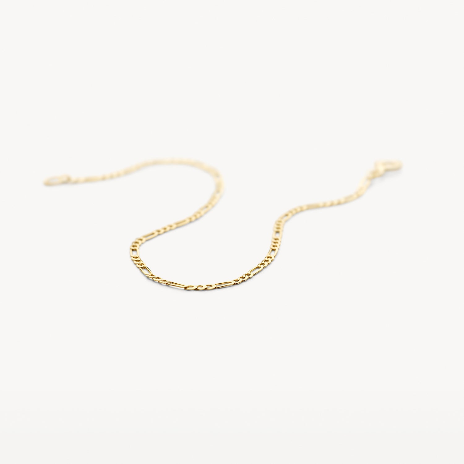 Armband fijne figaro schakel ontwerp 14k goud