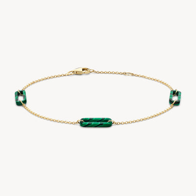 Bracelet 2267YMA - Or 14k avec Malachit