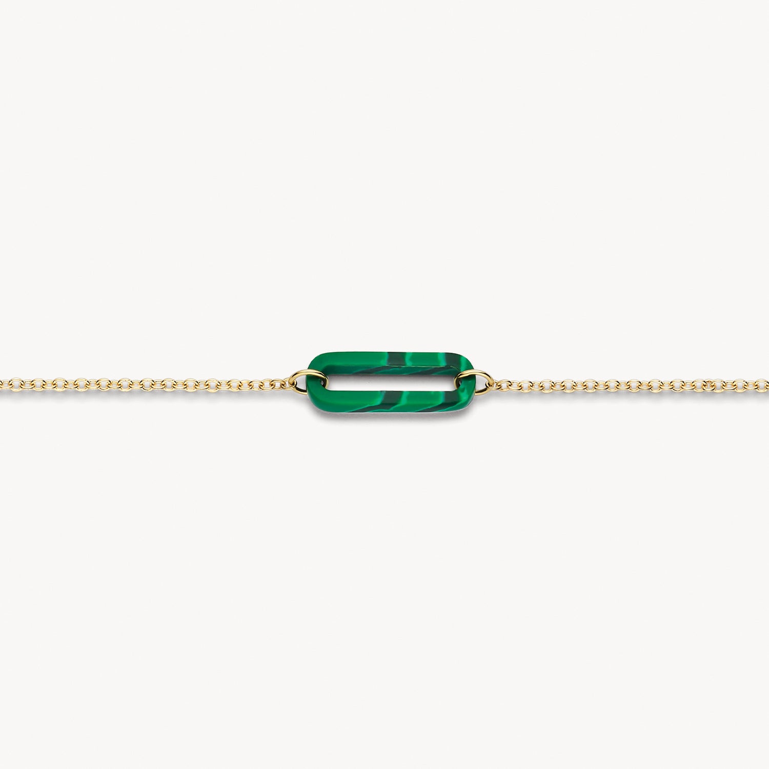 Bracelet 2267YMA - 14k Gold with Malachite