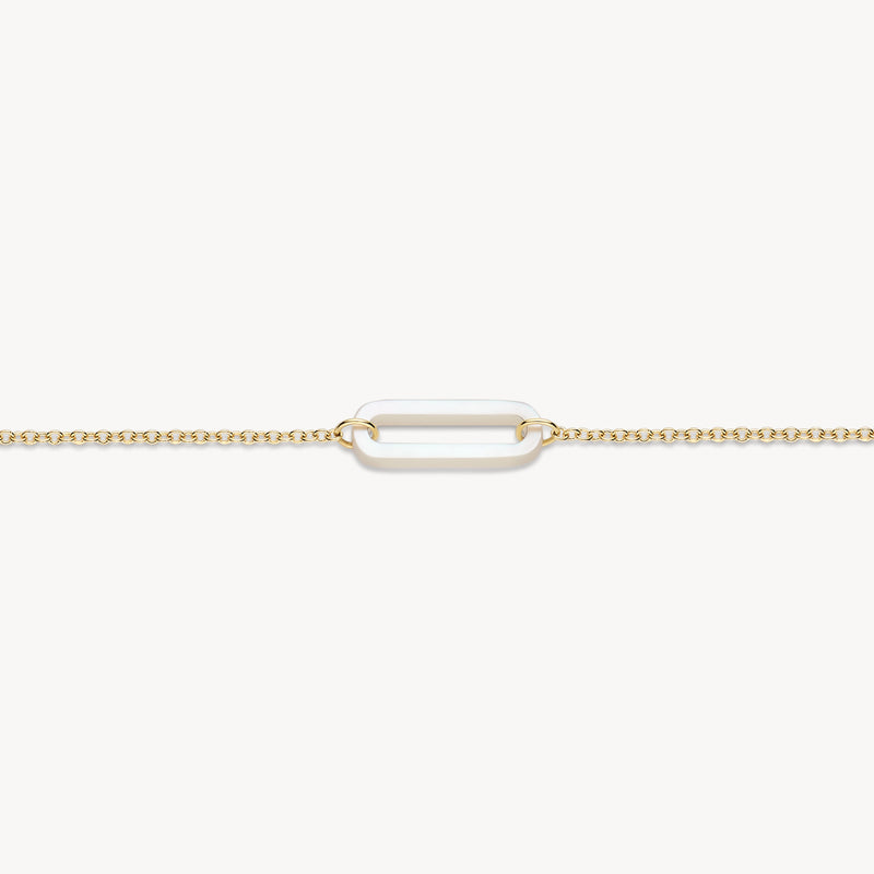 Bracelet 2267YMP - 14k Gold with mother of pearl