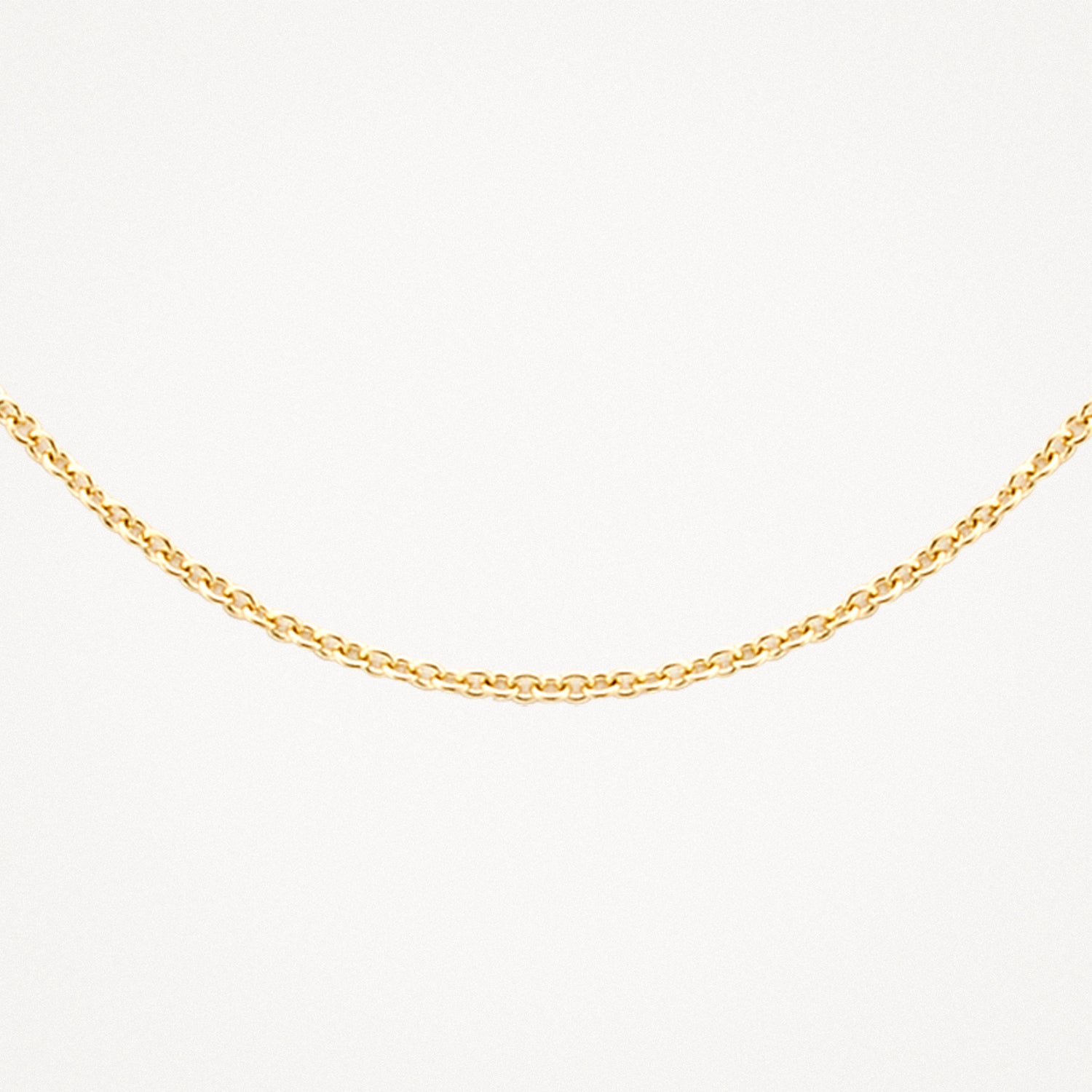 Ketting met Subtiele Schakels 42 cm 14k goud