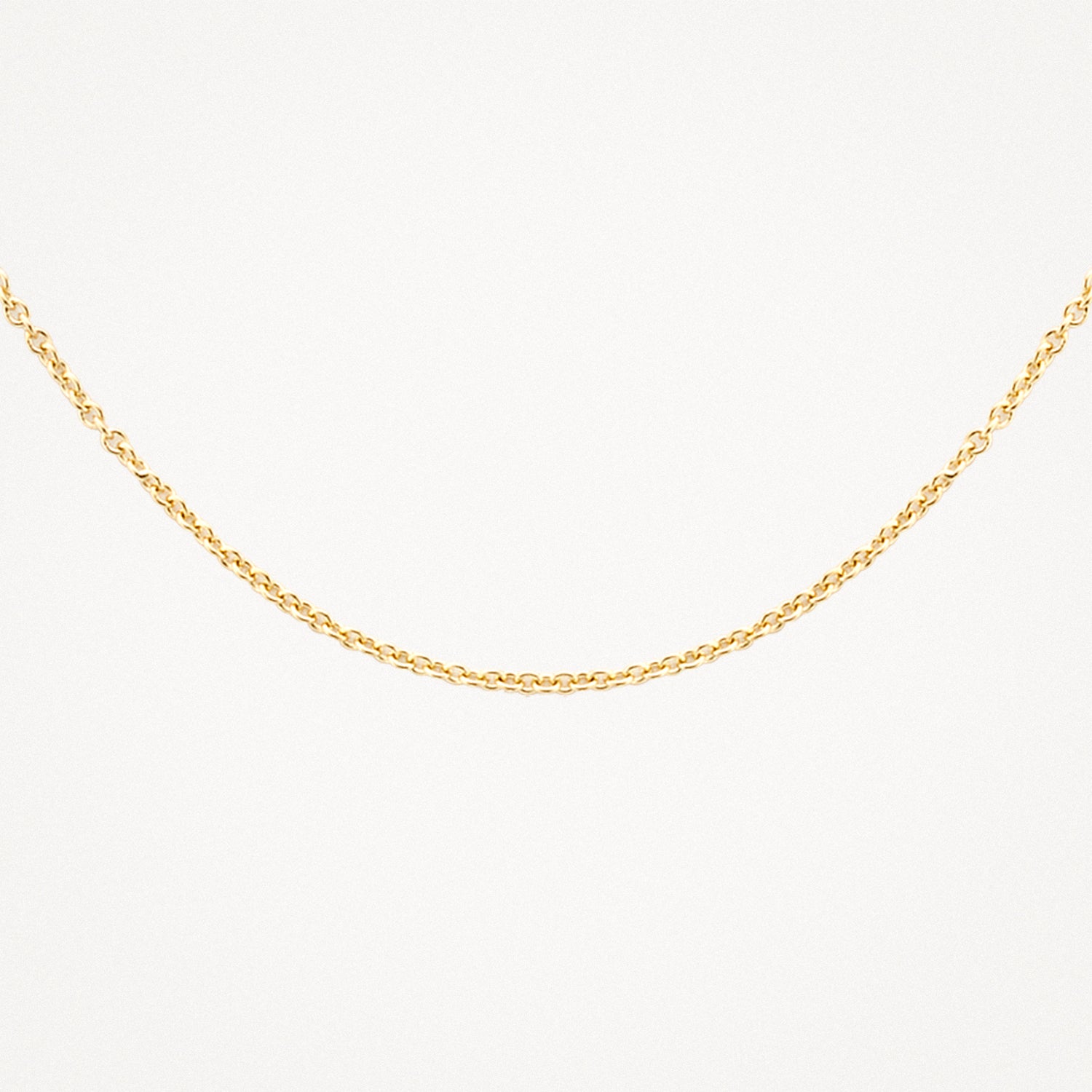 Ketting Ankerschakel 42 cm 14k goud