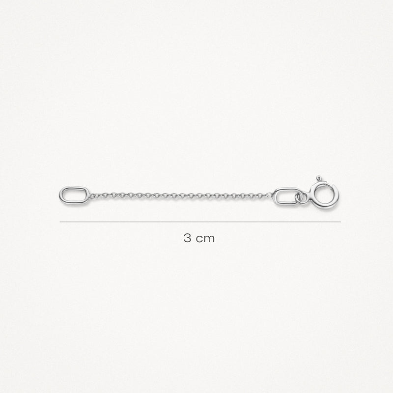 14k White Gold Necklace Extensions Blush Jewels 3058WGO/3