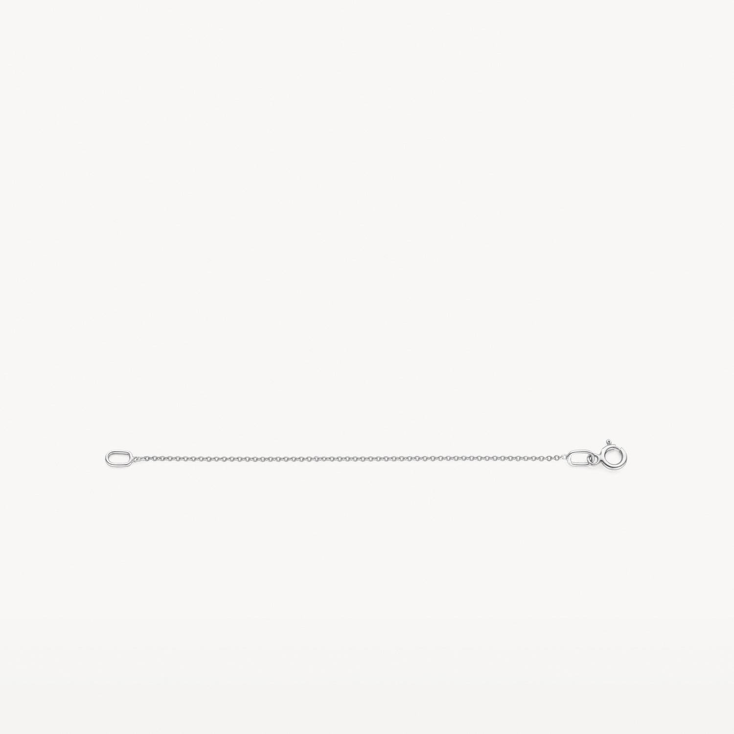 Ketting verlengstukje van 8 cm 14k Wit goud