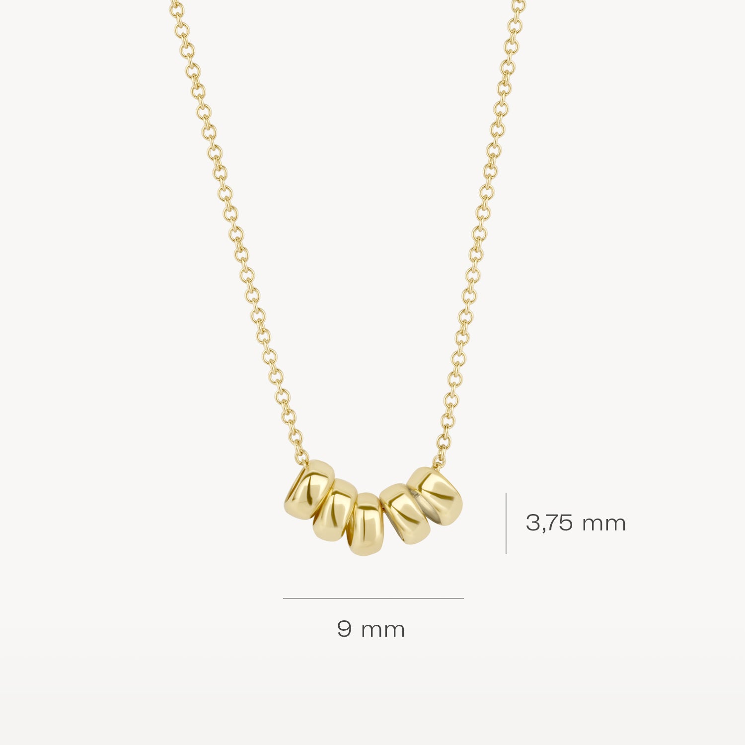 Necklace 3087YGO - 14k Yellow Gold