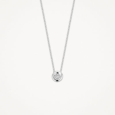 Diamond necklace 3113WDI - 14k White gold