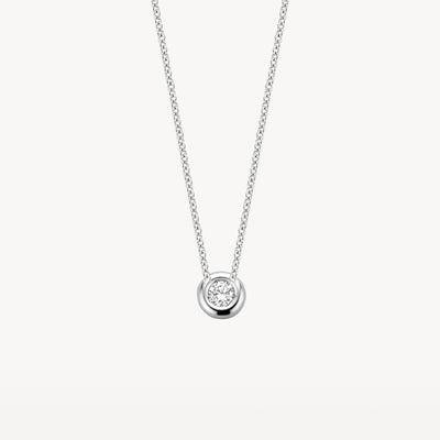 Diamond necklace 3114WDI - 14k White gold