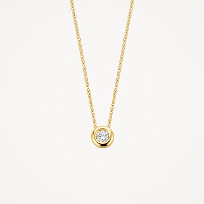 Diamanten collier 3114YDI - 14k Geel goud