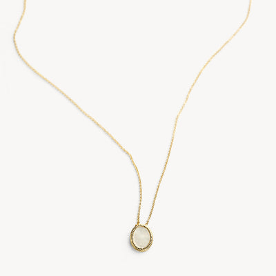 Collier 3154YMP - Or jaune avec mother of pearl