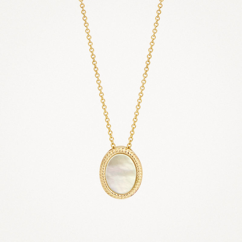 Collier 3154YMP - Or jaune avec mother of pearl