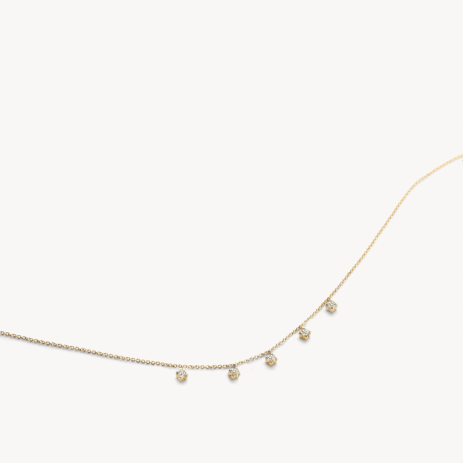 Halskette 3157YZI - 585er Gelbgold mit zirkonia
