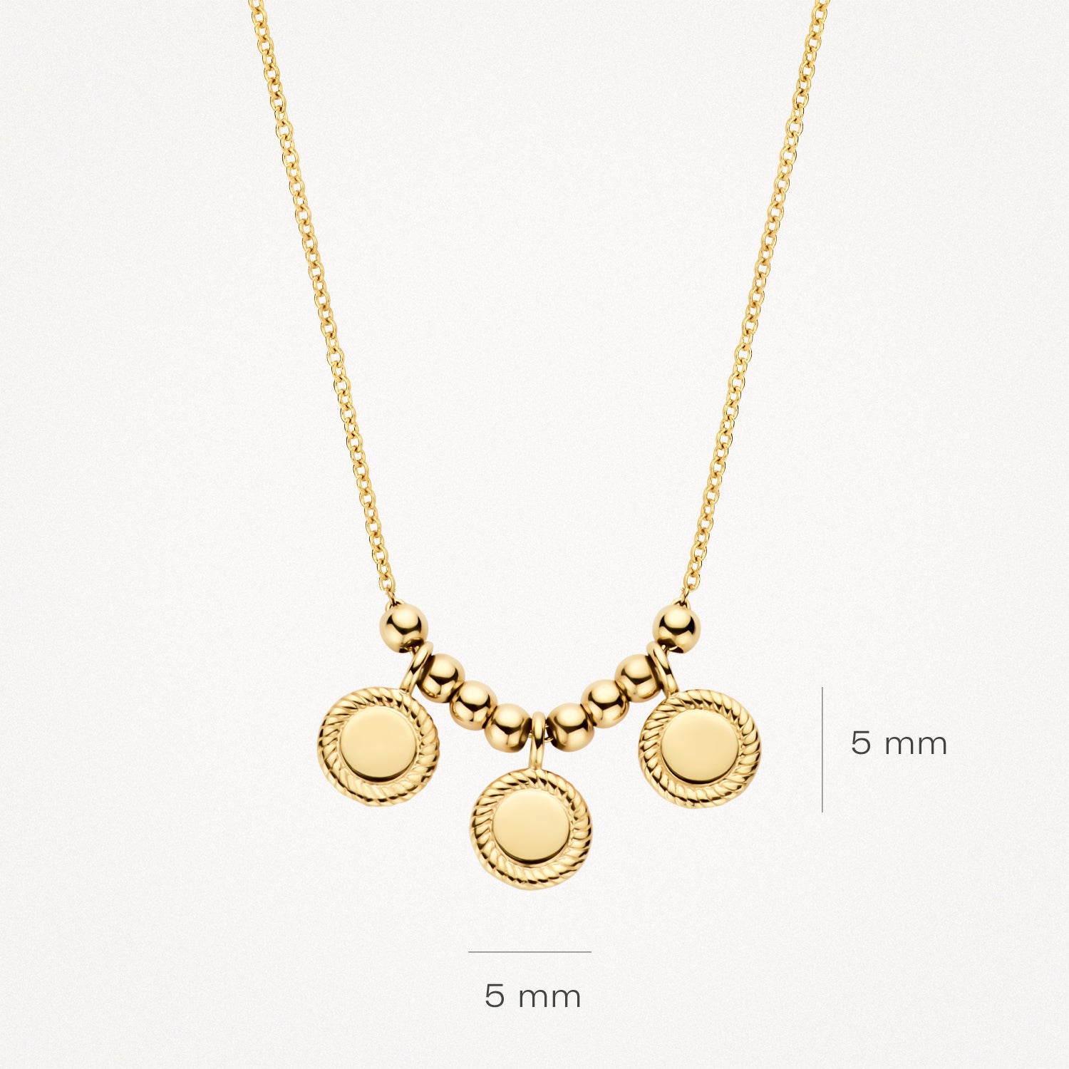 Necklace 3171YGO - 14k Yellow gold