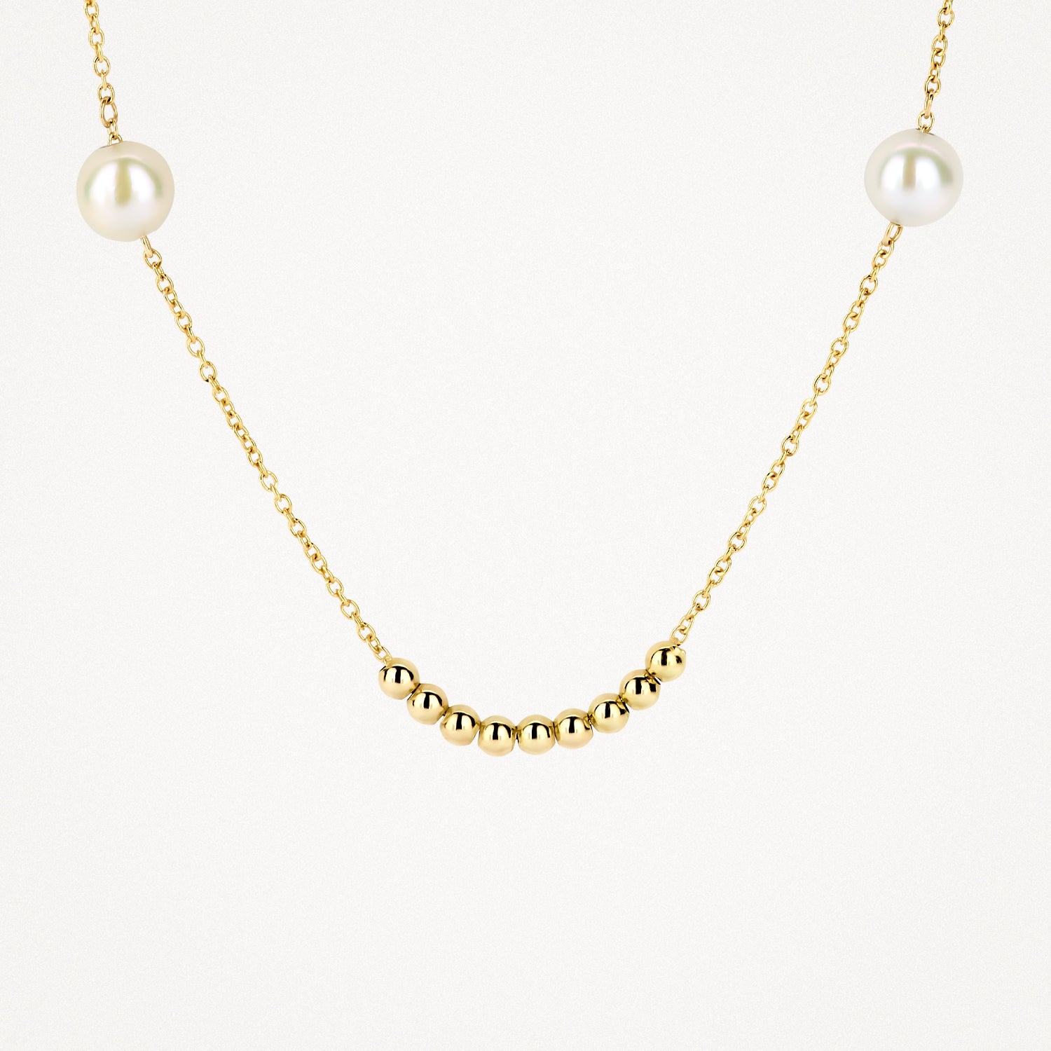 Necklace 3183YPW - 14k Yellow Gold with Pearls