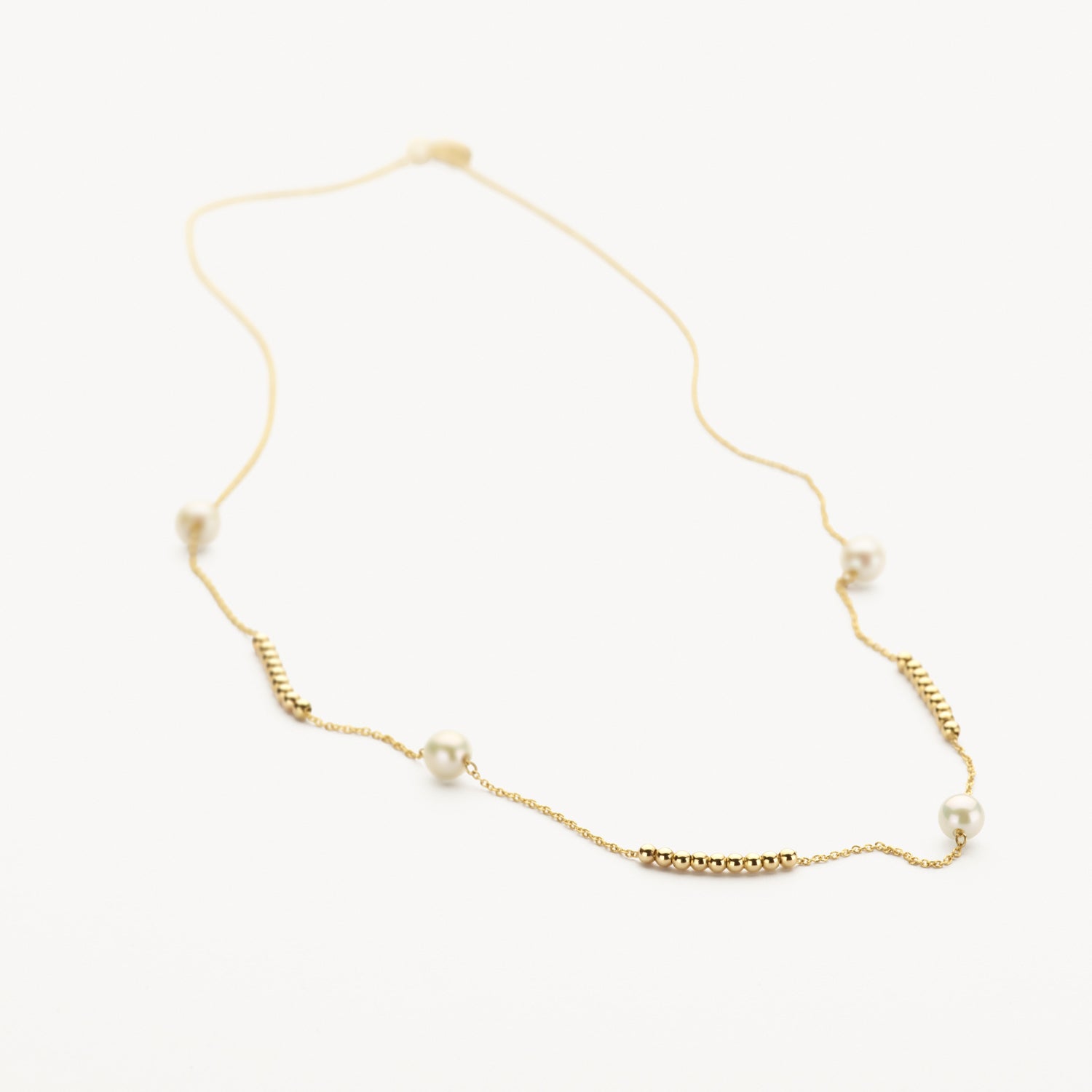 Collier 3183YPW - Or jaune 14k avec perles