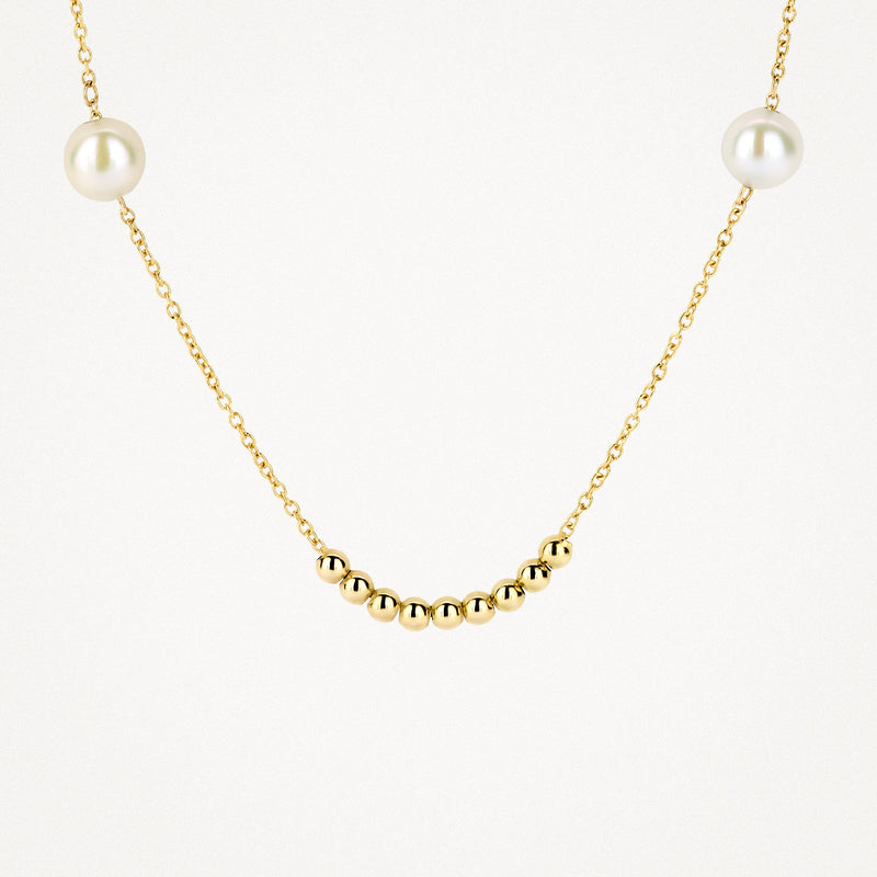 Necklace 3183YPW - 14k Yellow Gold with Pearls