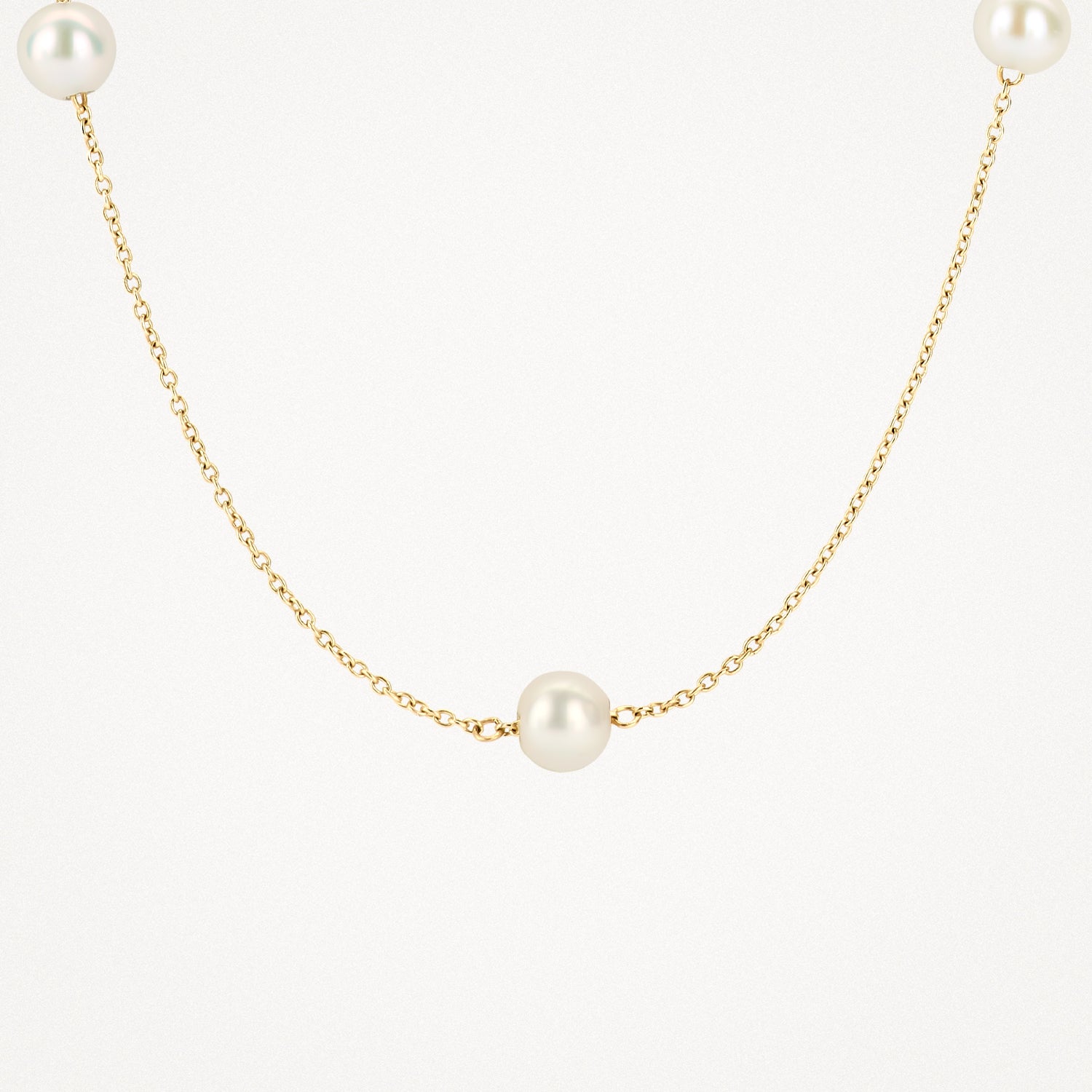 Necklace 3185YPW - 14k Yellow Gold with Pearls