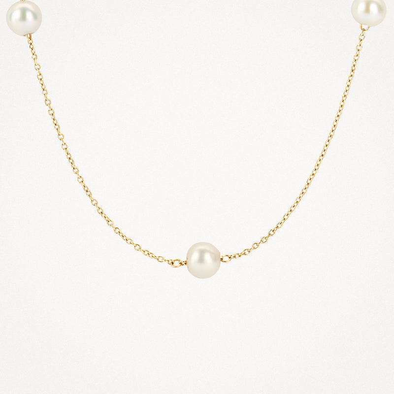 Necklace 3185YPW - 14k Yellow Gold with Pearls