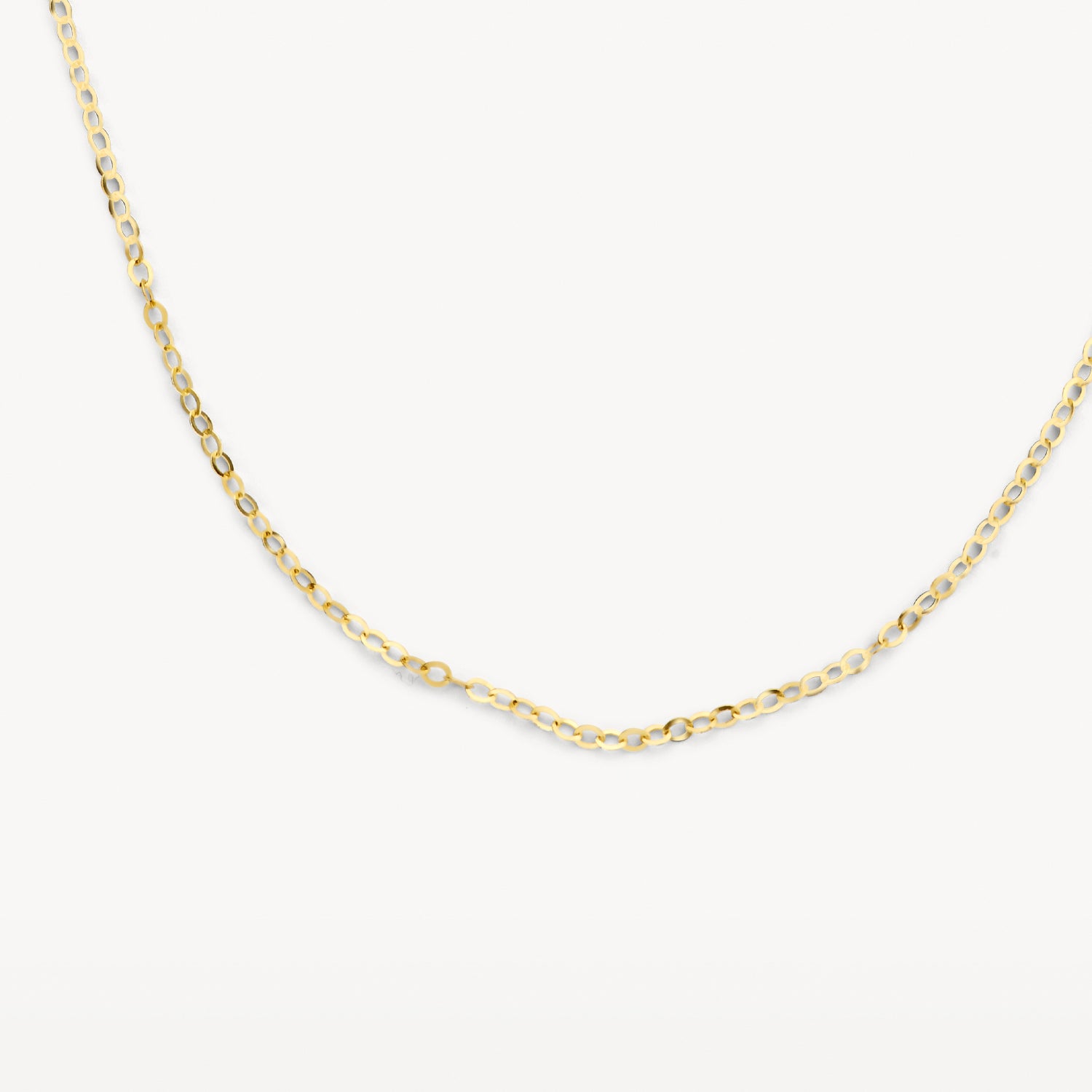 Ketting met ovale schakels 14k goud