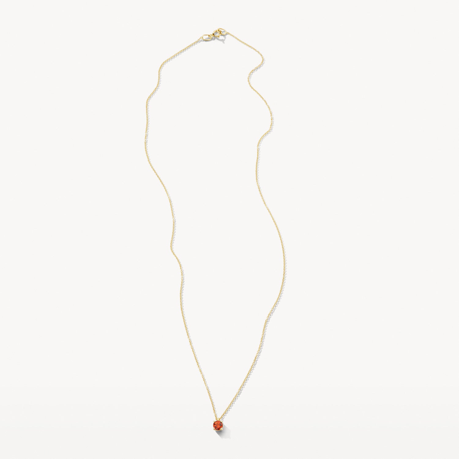 Collier (Novembre) 3200YCI - Or jaune 14k avec Madera Citrine