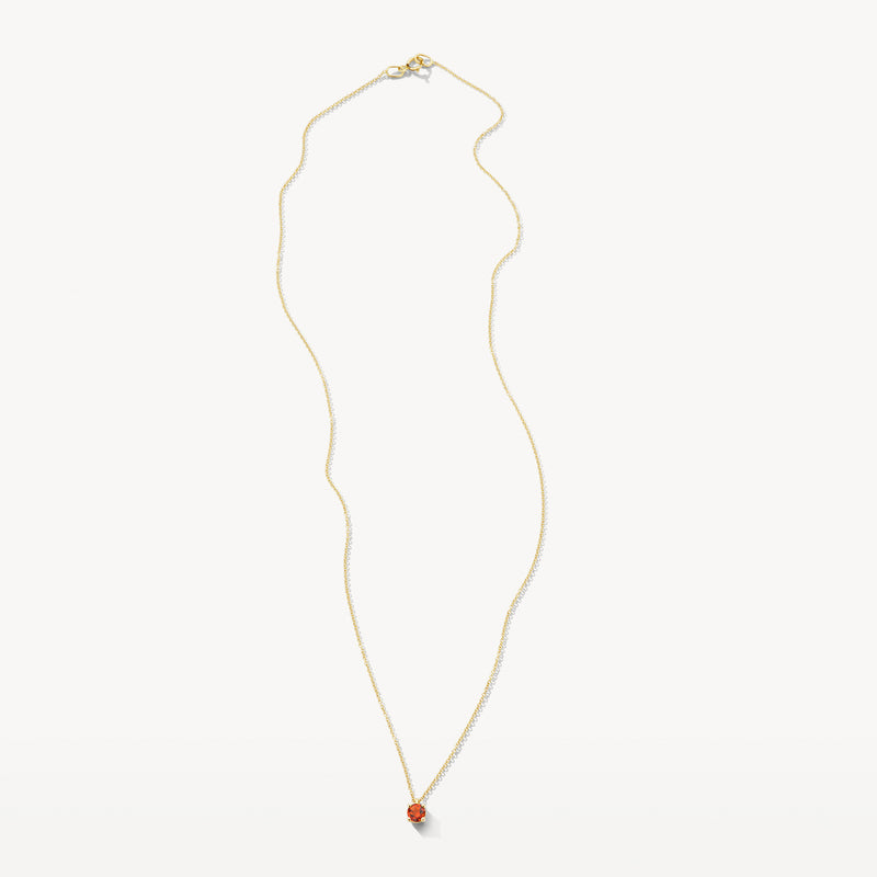 Collier (November) 3200YCI - 14k Geel Goud met Madera Citrien