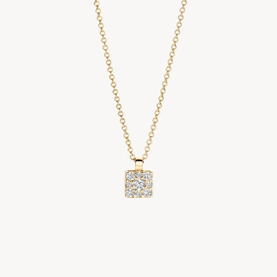 Collier 3205YZI - Or 14k avec Zircone