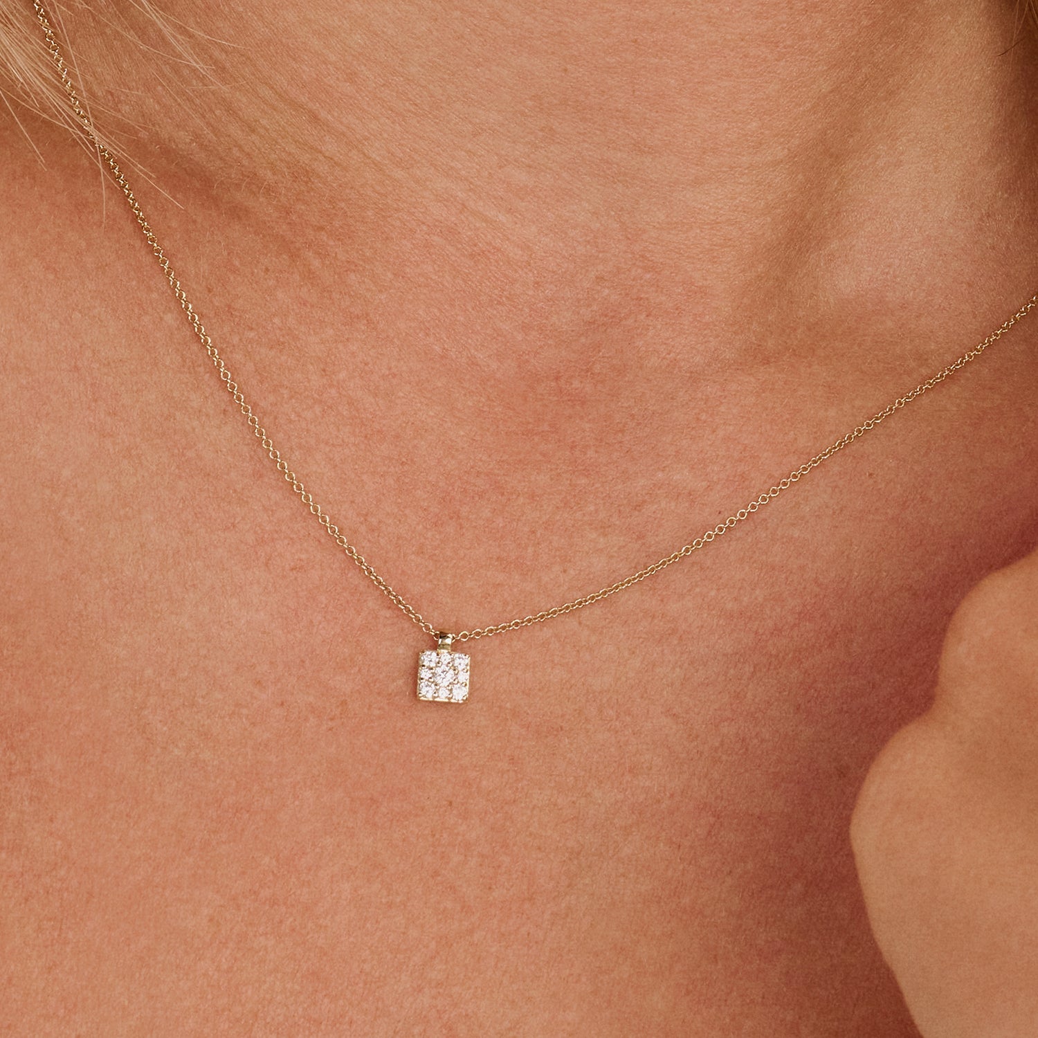 Collier 3205YZI - 14k Goud met Zirkonia