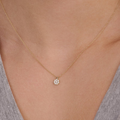 Collier 3206YZI - Or 14k avec Zircone