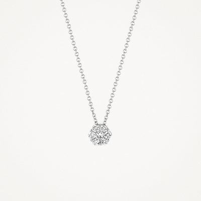 Necklace 3603WDI - 14k White gold with Diamond