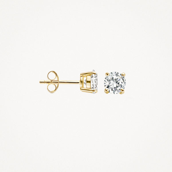 Ohrstecker 7014YZI - 585er Gelbgold mit Zirkonia