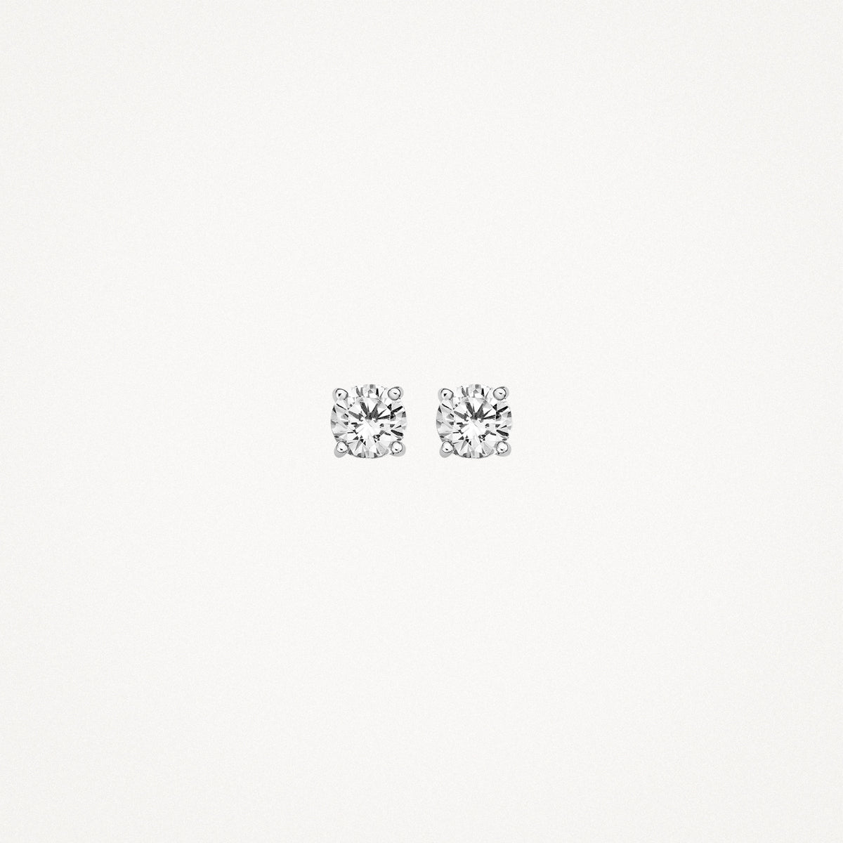 14k Witgoud Oorknoppen Blush Jewels 7127WZI Blush Gold Jewels