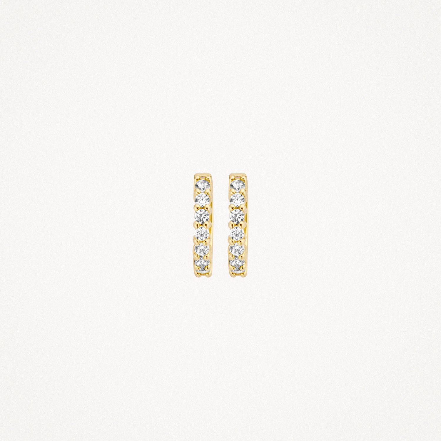 Boucles d'oreilles 7134YZI - Or jaune 14 carats avec Zircone