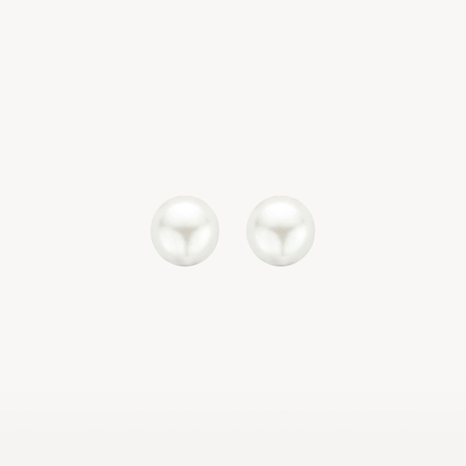 Ear studs 7151YPW - 14k Yellow Gold with fresh water Pearl