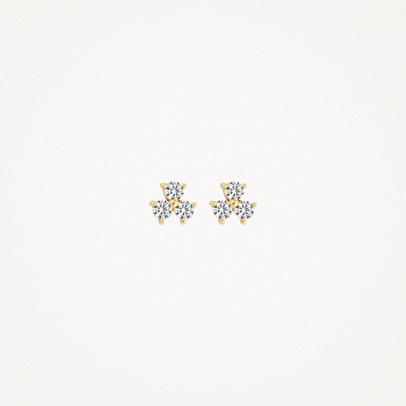 14k Geel en Wit Goud Collier Blush Jewels 3053BZI Blush Gold Jewels