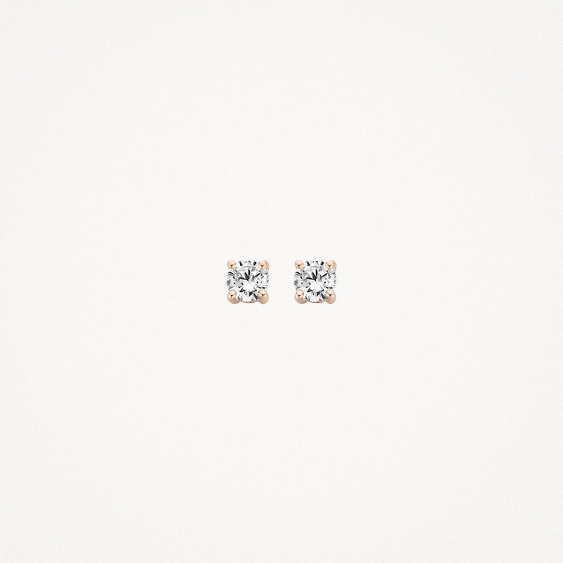 Ohrstecker 7212RZI - 585er Rose Gold mit Zirkonia