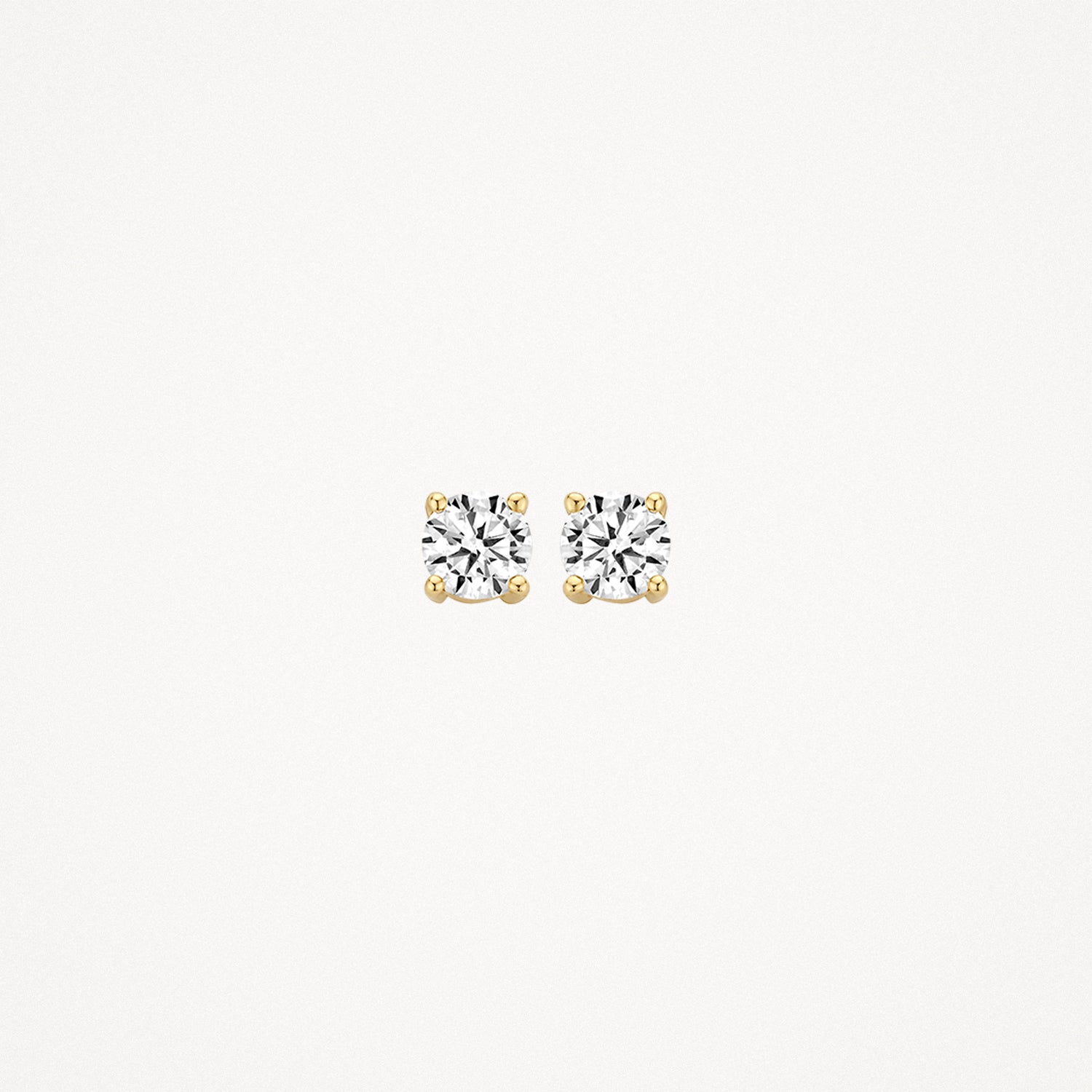 Puces d'oreilles 7213YZI - Or jaune 14k