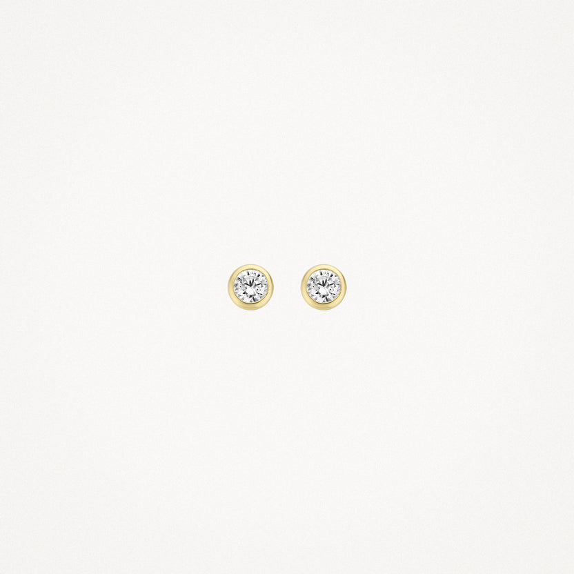 14k Geelgoud Oorknoppen Blush Jewels 7214YZI Blush Gold Jewels