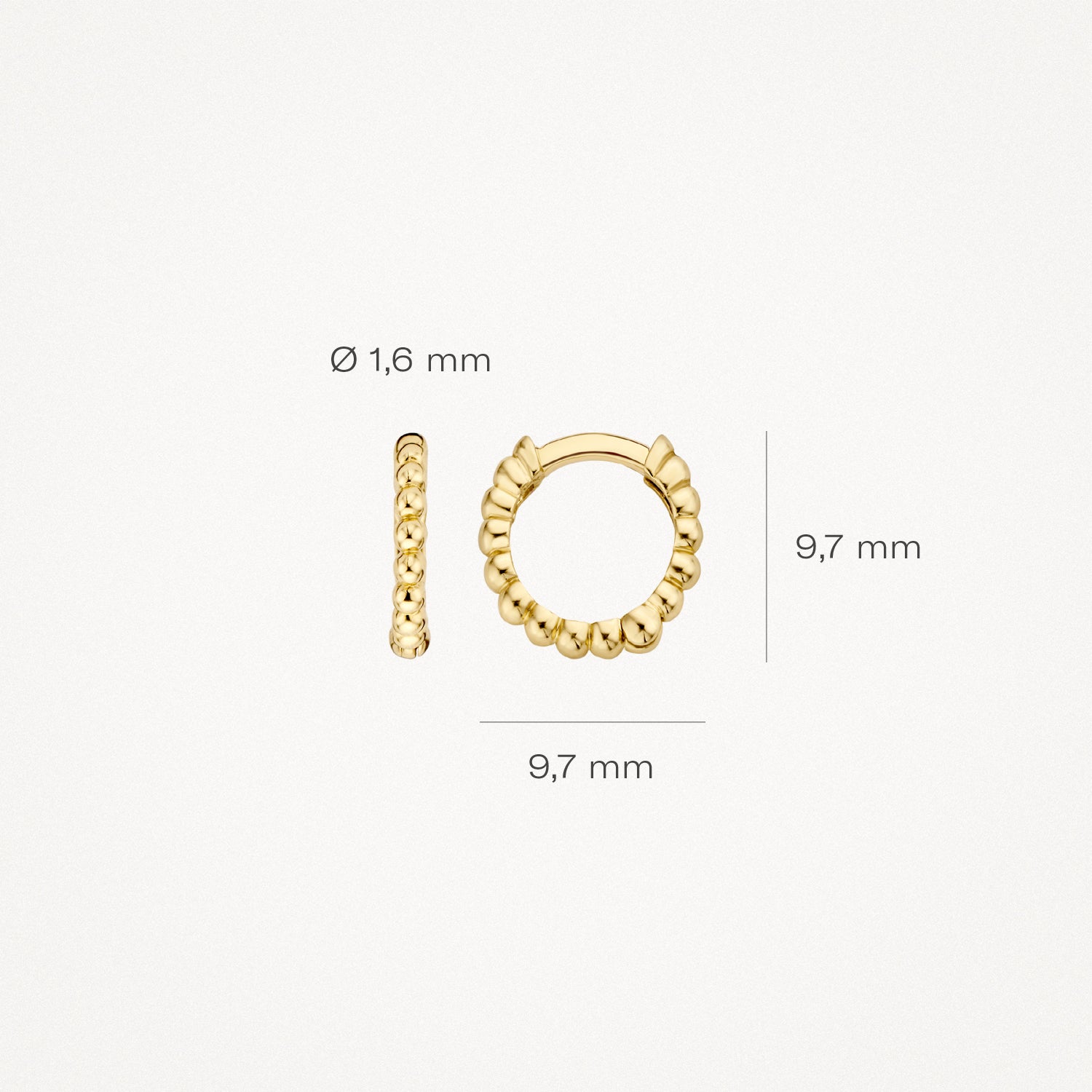 Earrings 7230YGO - 14k Yellow Gold