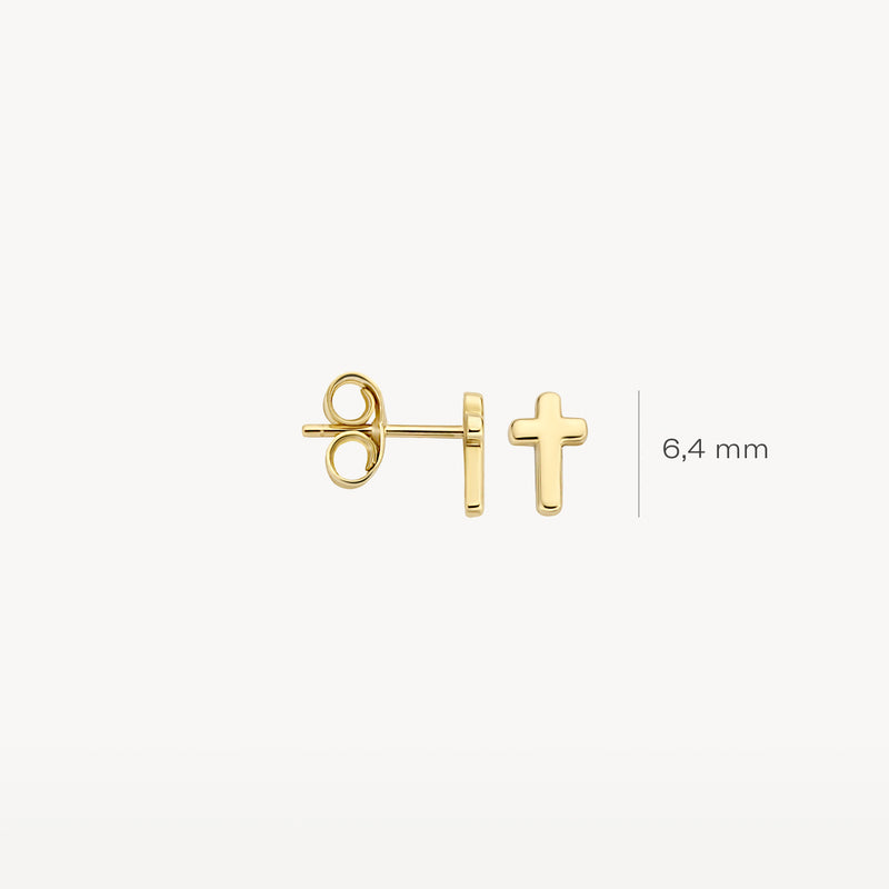 Oorknoppen 7252YGO - 14k Geelgoud