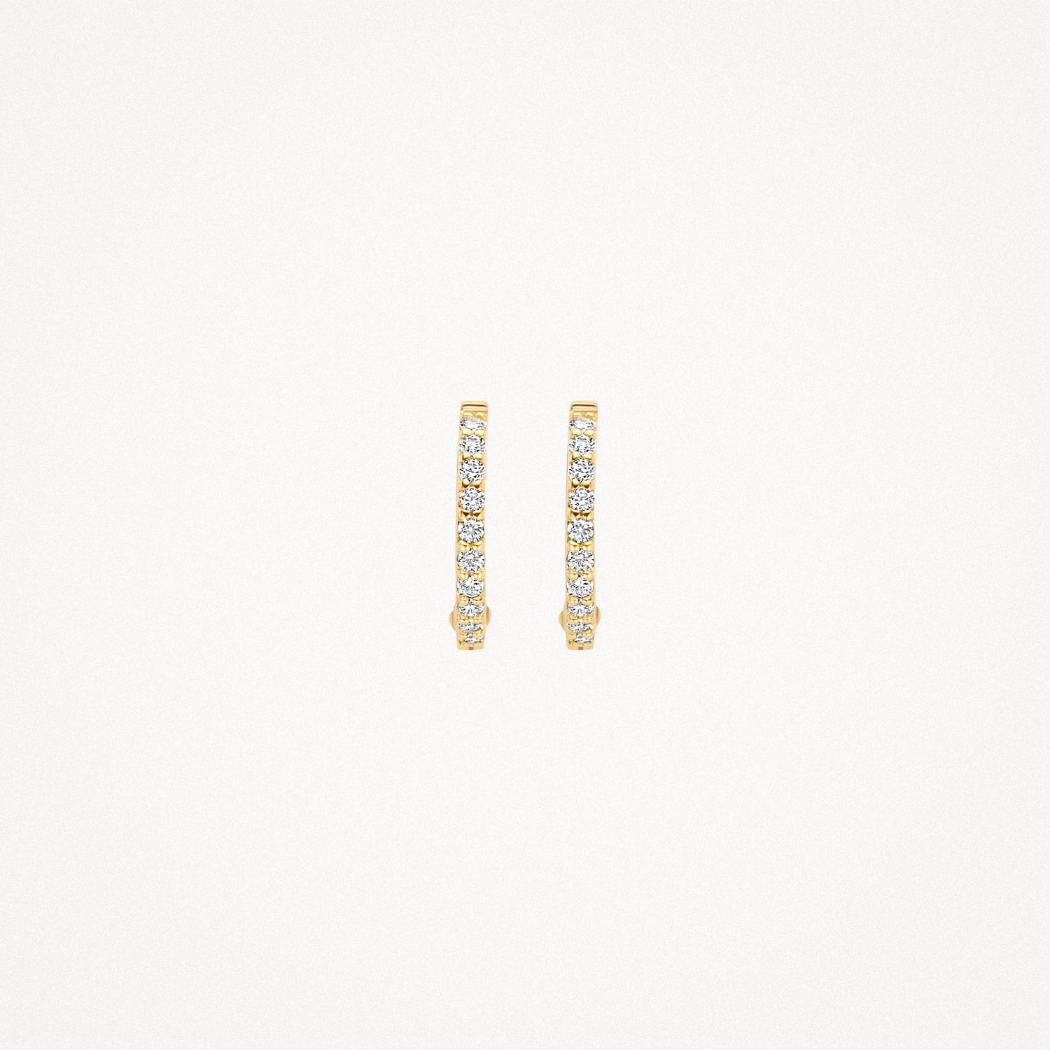 Earrings 7268YZI - 14k Yellow Gold with Zirconia
