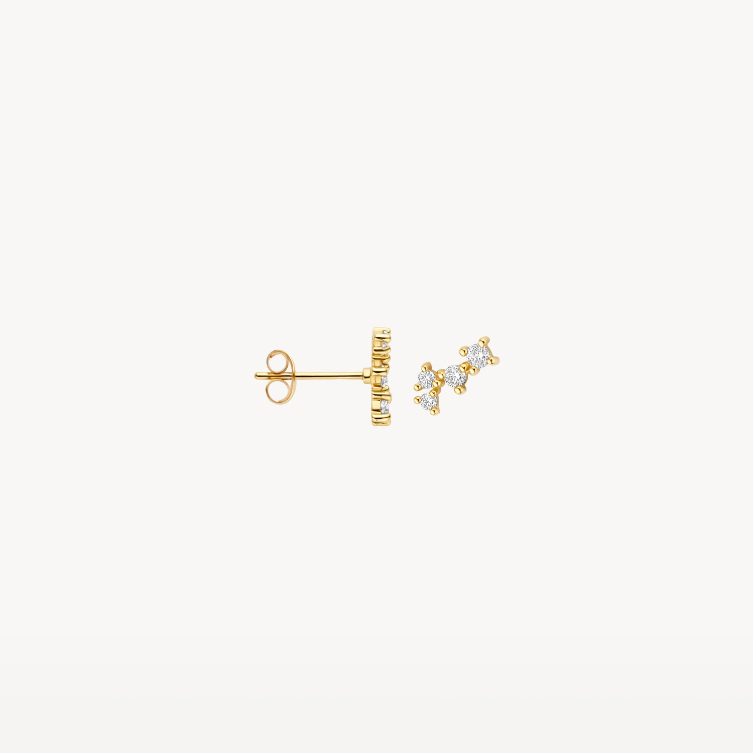 Oorstekers 7373YZI - 14k Goud met zirkonia