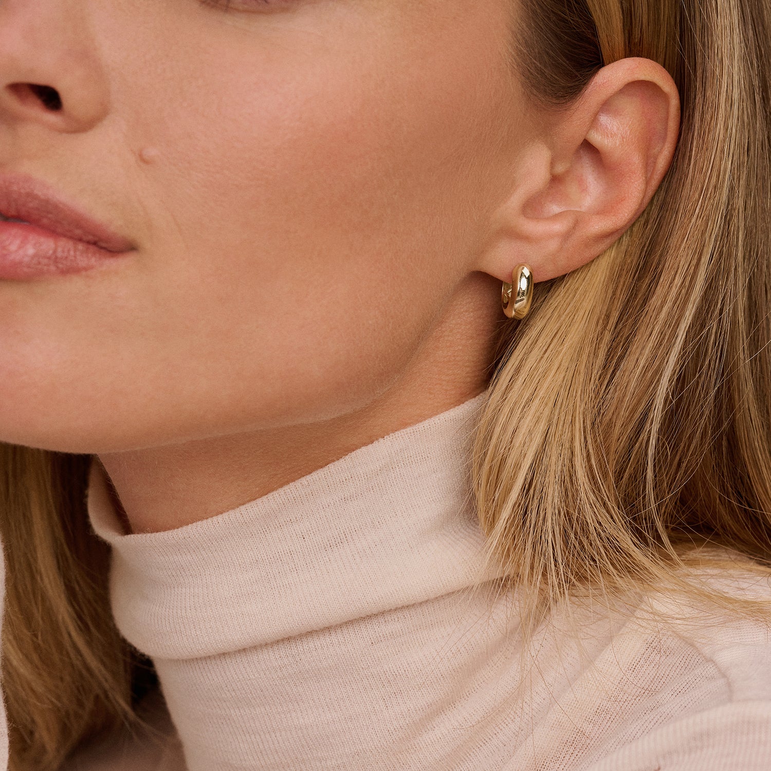 Earrings 7388YGO - 14k Gold