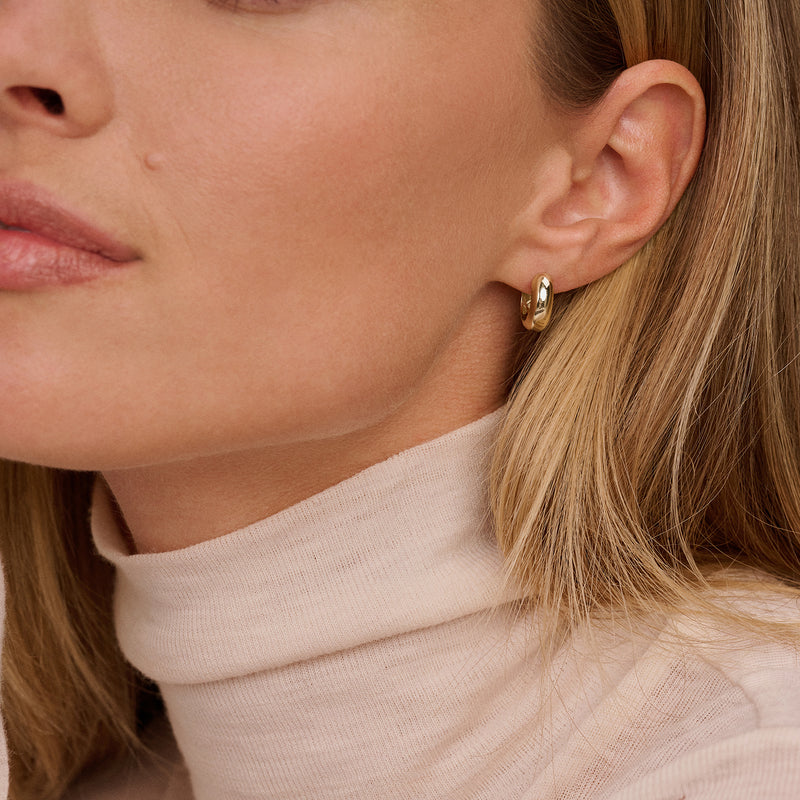 Earrings 7388YGO - 14k Gold