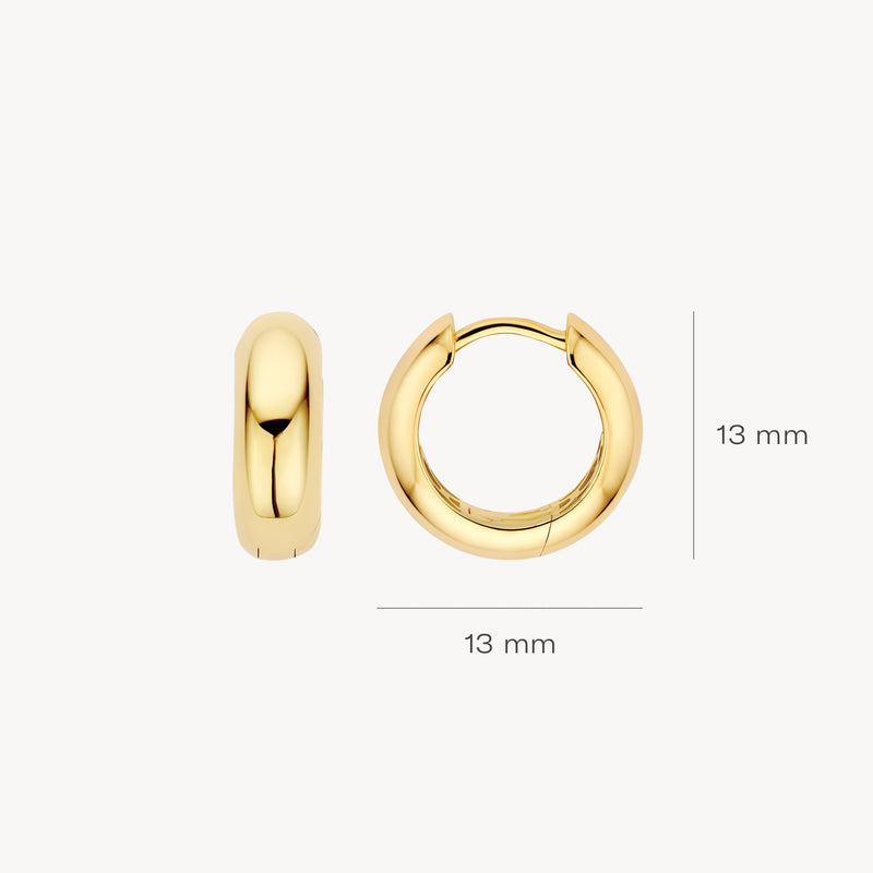 Earrings 7388YGO - 14k Gold