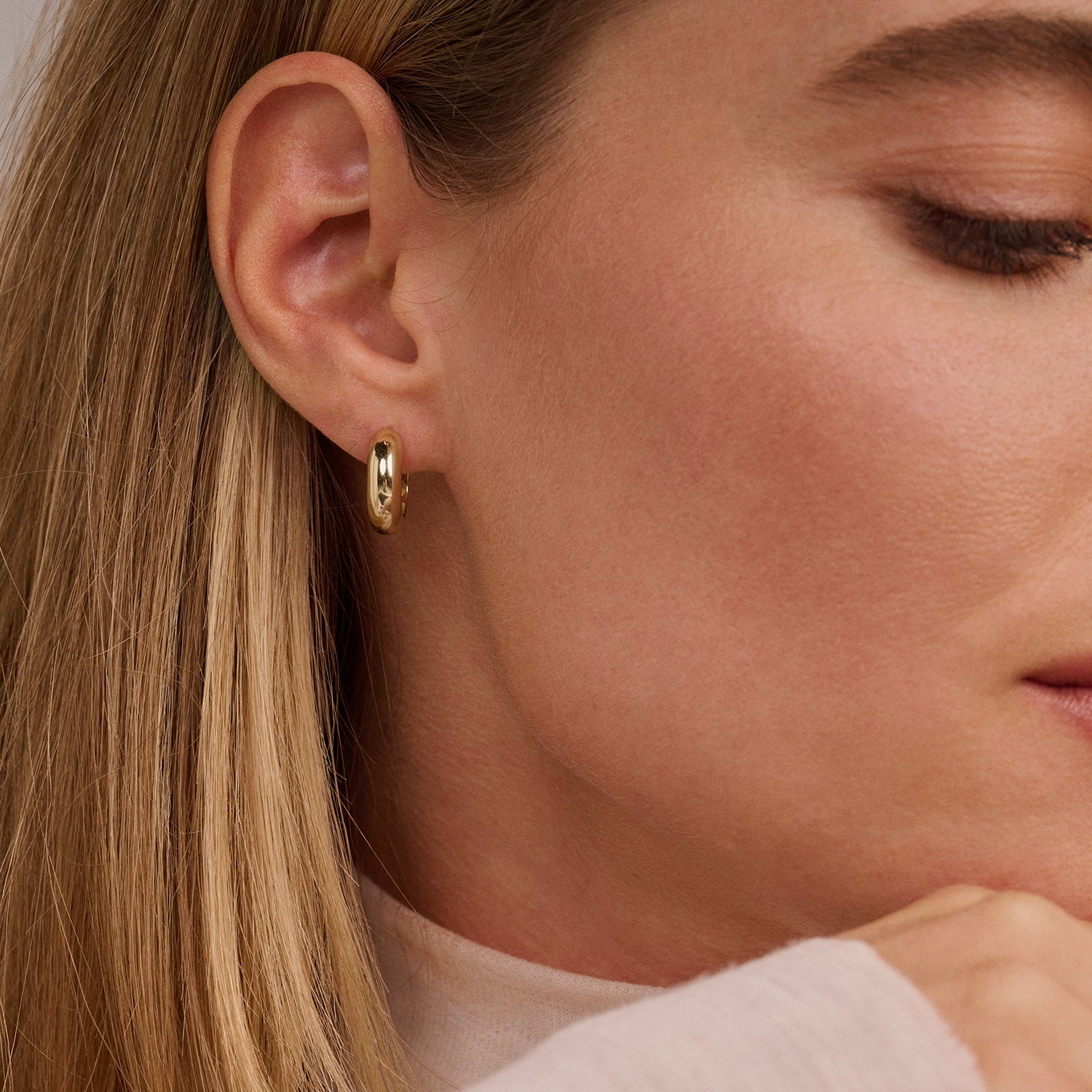Earrings 7389YGO - 14k Gold
