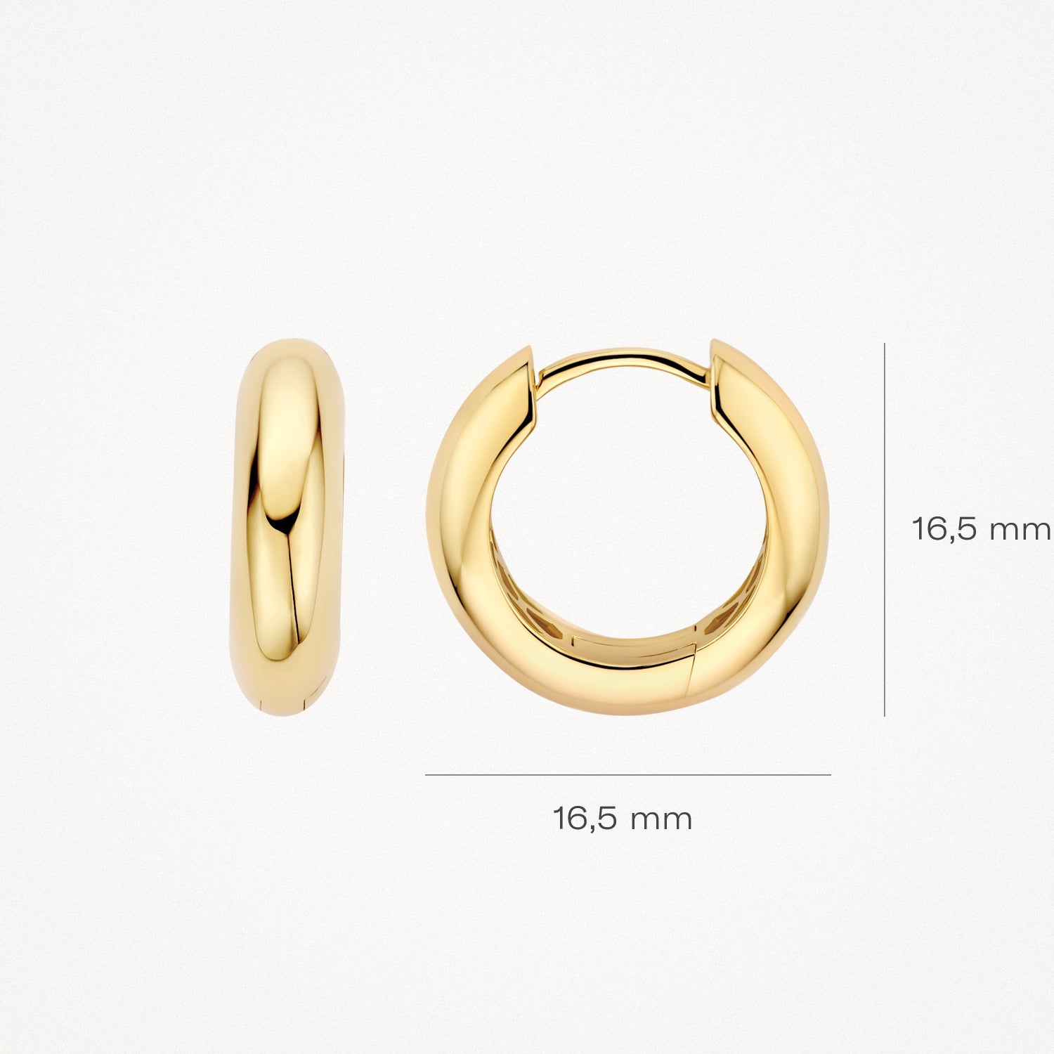 Earrings 7390YGO - 14k Gold