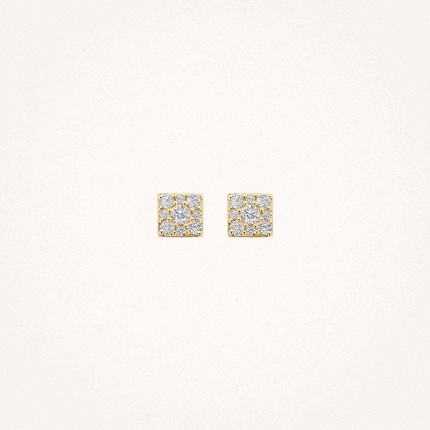 Earrings 7395YZI - 14k Gold with Zirconia