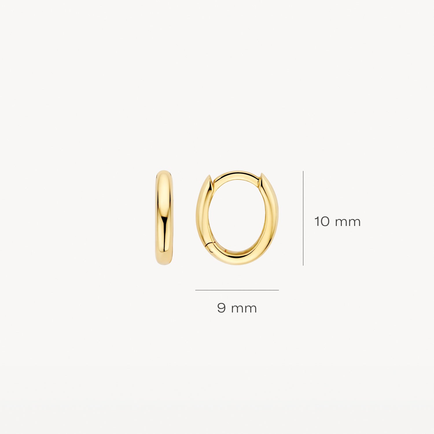 Earrings 7398YGO - 14k Gold