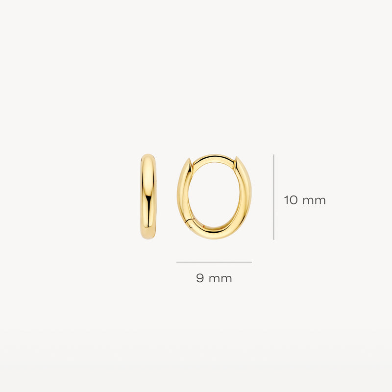 Earrings 7398YGO - 14k Gold